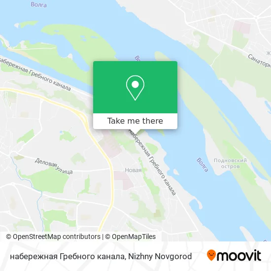 набережная Гребного канала map