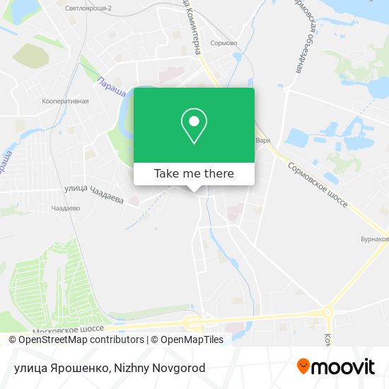 улица Ярошенко map