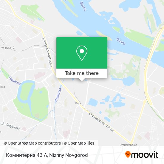 Коминтерна 43 А map
