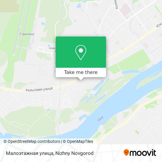 Малоэтажная улица map