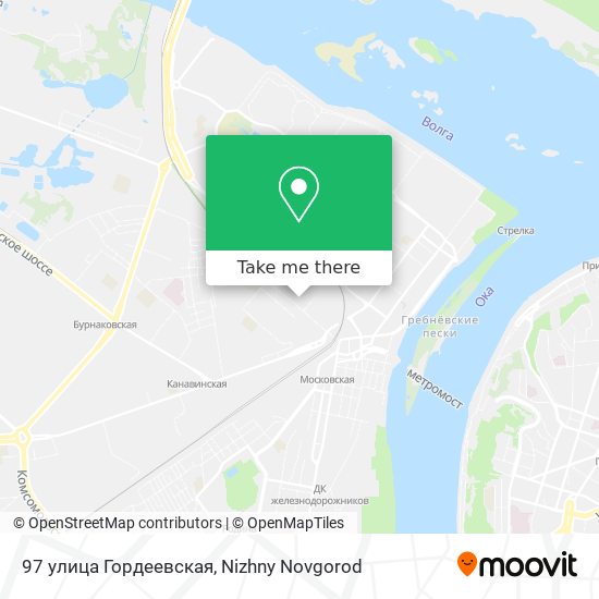 97 улица Гордеевская map