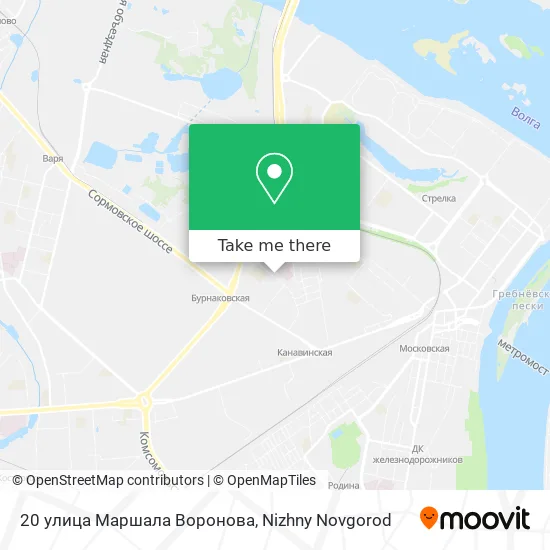 20 улица Маршала Воронова map
