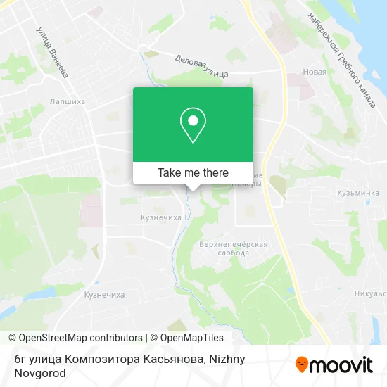 6г улица Композитора Касьянова map