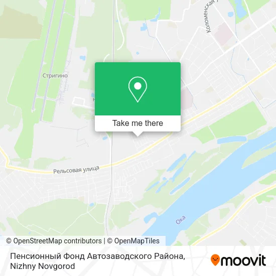 Пенсионный Фонд Автозаводского Района map