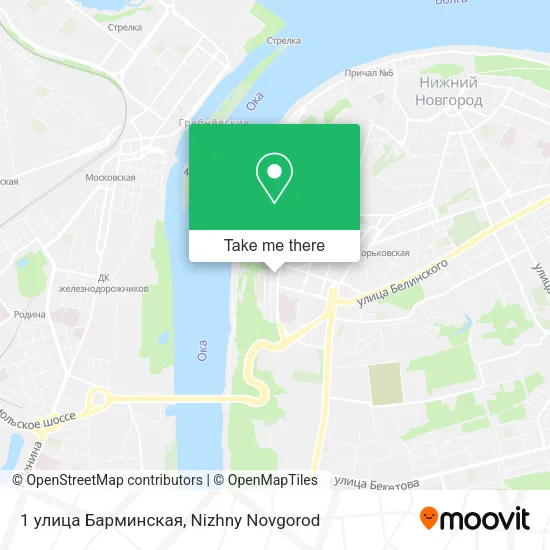 1 улица Барминская map