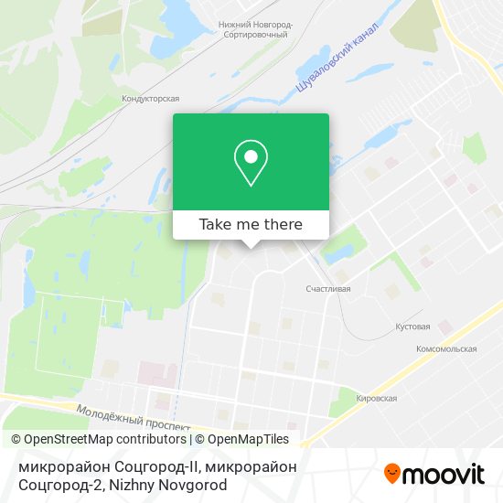 микрорайон Соцгород-II, микрорайон Соцгород-2 map