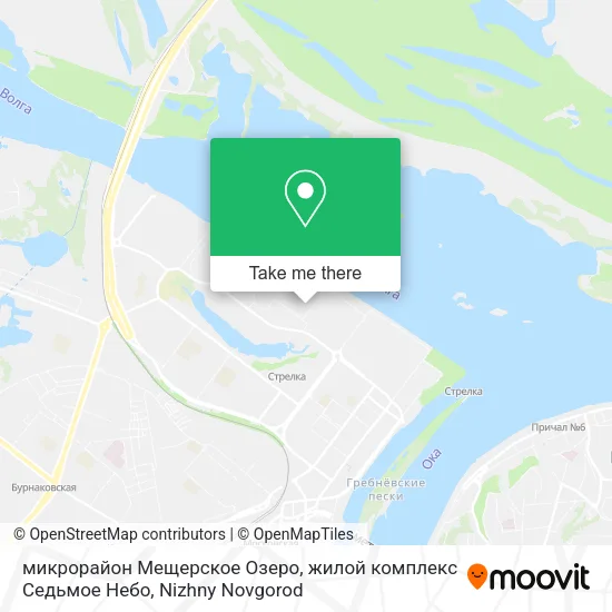 микрорайон Мещерское Озеро, жилой комплекс Седьмое Небо map