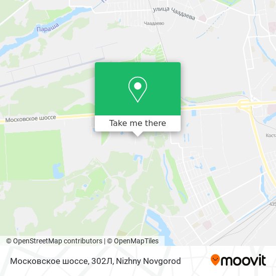 Московское шоссе, 302Л map