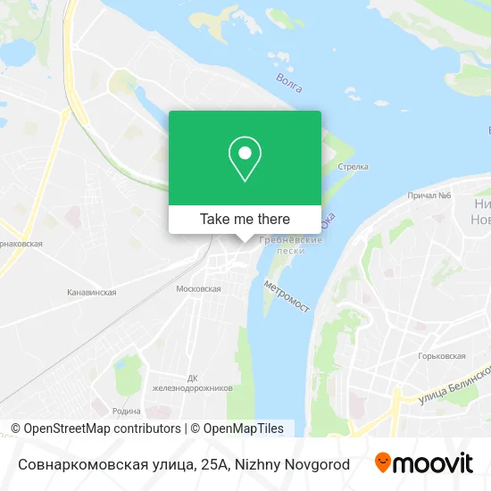 Совнаркомовская улица, 25А map