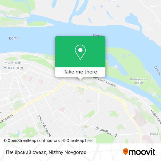 Печёрский съезд map