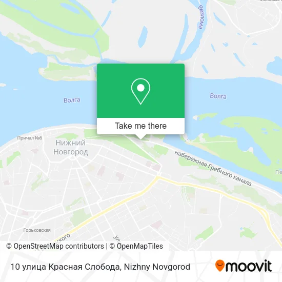 10 улица Красная Слобода map