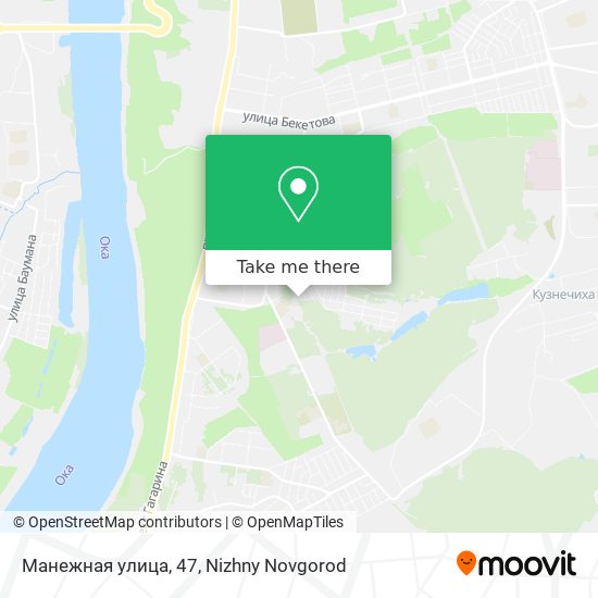 Манежная улица, 47 map