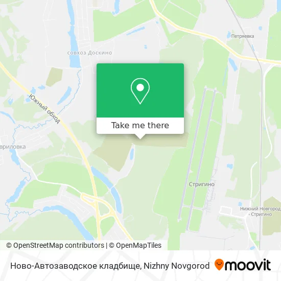 Ново-Автозаводское кладбище map