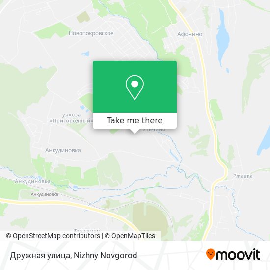 Дружная улица map