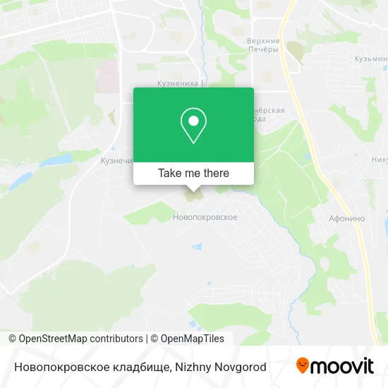 Новопокровское кладбище map