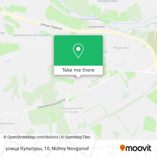 улица Культуры, 10 map