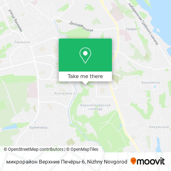 микрорайон Верхние Печёры-6 map