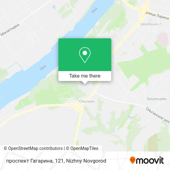проспект Гагарина, 121 map
