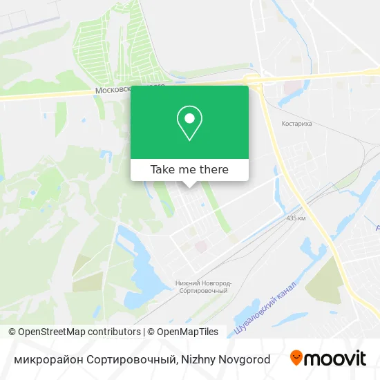 микрорайон Сортировочный map