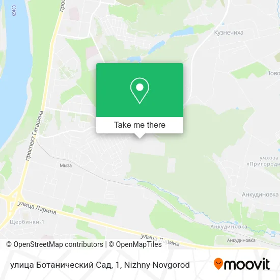 улица Ботанический Сад, 1 map