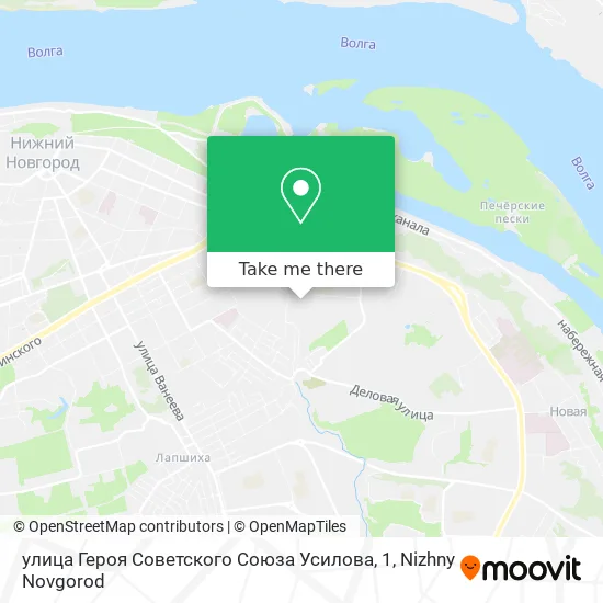 улица Героя Советского Союза Усилова, 1 map