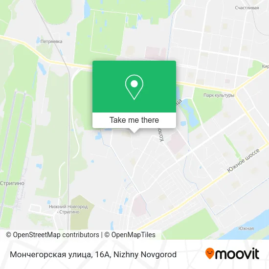 Мончегорская улица, 16А map