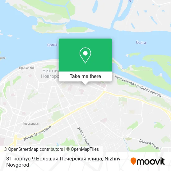 31 корпус 9 Большая Печерская улица map