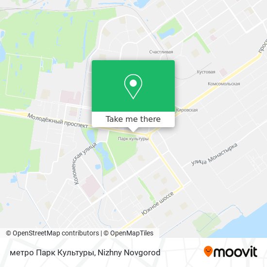 метро Парк Культуры map