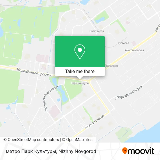 метро Парк Культуры map