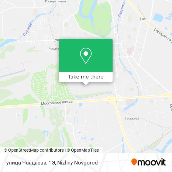 улица Чаадаева, 1Э map