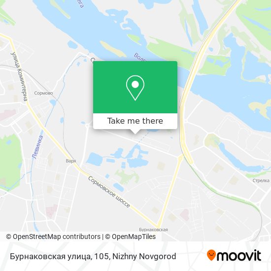 Бурнаковская улица, 105 map