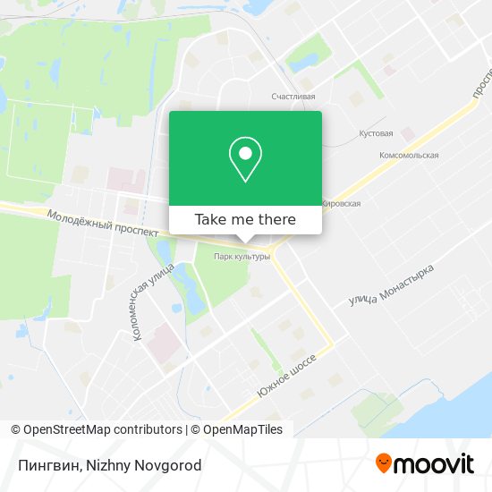 Пингвин map
