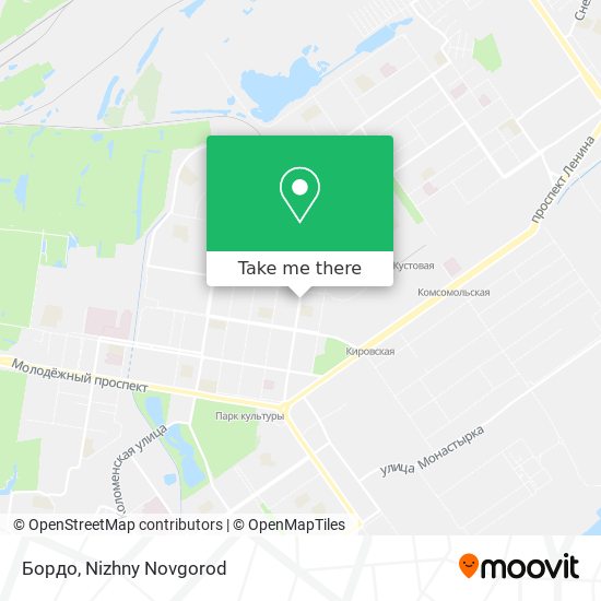 Бордо map