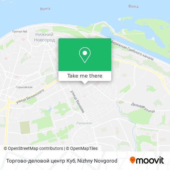 Торгово-деловой центр Куб map