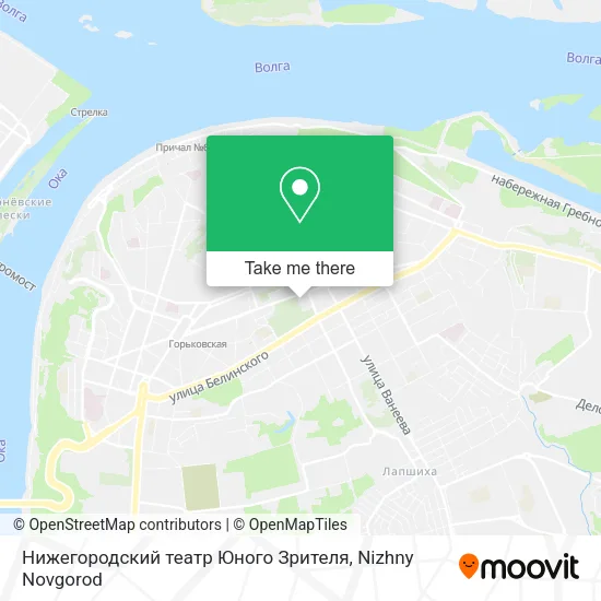 Нижегородский театр Юного Зрителя map