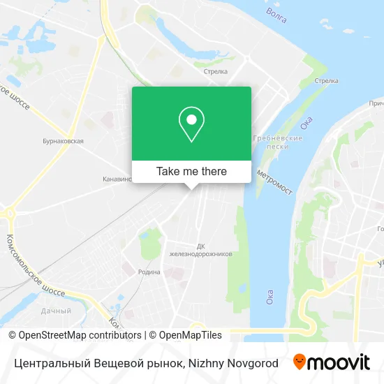 Центральный Вещевой рынок map