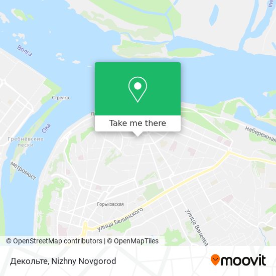 Декольте map
