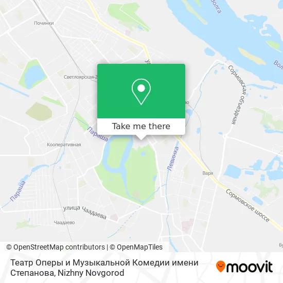 Театр Оперы и Музыкальной Комедии имени Степанова map