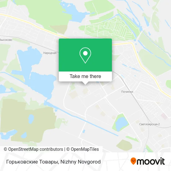 Горьковские Товары map