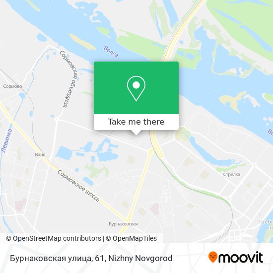 Бурнаковская улица, 61 map