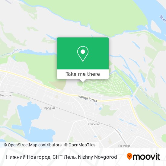 Нижний Новгород, СНТ Лель map