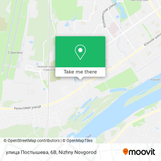 улица Постышева, 6В map