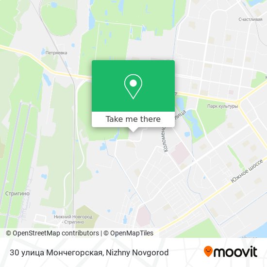 30 улица Мончегорская map