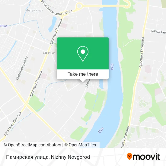 Памирская улица map