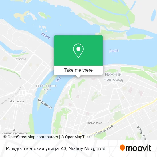 Рождественская улица, 43 map