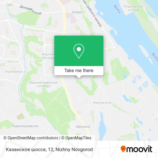 Казанское шоссе, 12 map