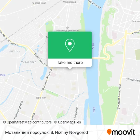 Мотальный переулок, 8 map