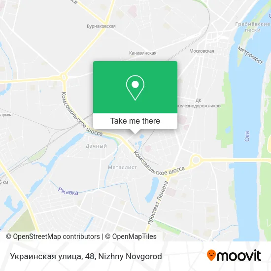 Украинская улица, 48 map