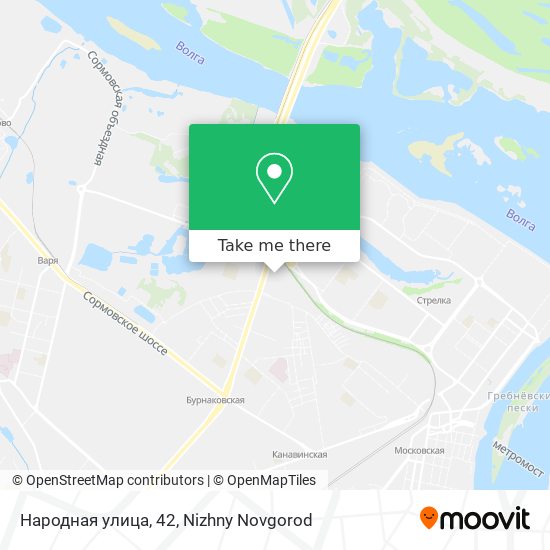 Народная улица, 42 map