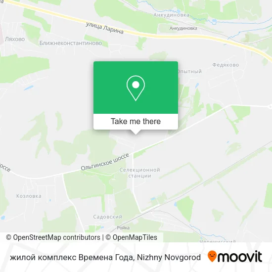 жилой комплекс Времена Года map